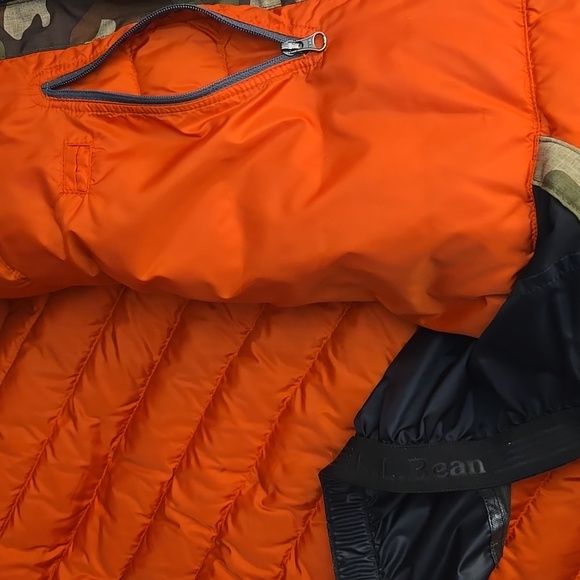Mens L.L. Bean Camouflage Winter Jacket L reg - Picture 11 of 13